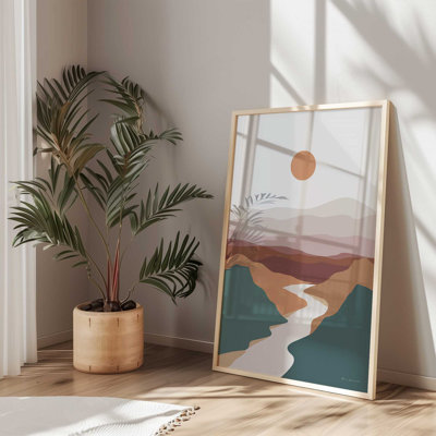 Minimalist Mountain Escape v2 Print
