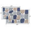 Tapis pour salle de bain Creline - Sienne bleue-777570215