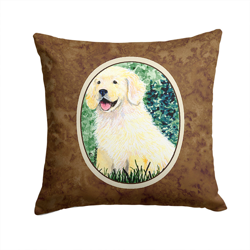 Coussin décoratif intérieur/extérieur golden retriever