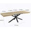 Table extensible, table à manger, table de bureau, table basse, 240/200 / 160X90x75cm, couleur noyer