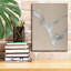  «Faultline Silver» par Design Fabrikken, art mural sur toile, 12 po x 16 po