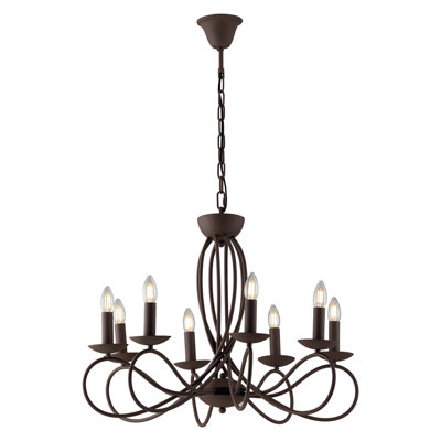 Richlandtown 8 - Light Candle Style Chandelier