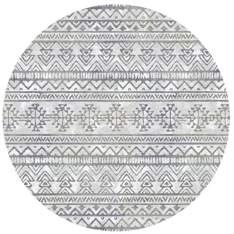 Performance Oriental Indoor Rug, Round 5'3"