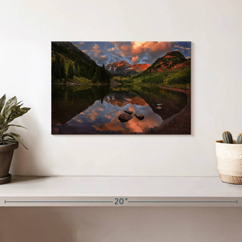 Alvord Maroon Bells Lake, H 8 po x l 12 po