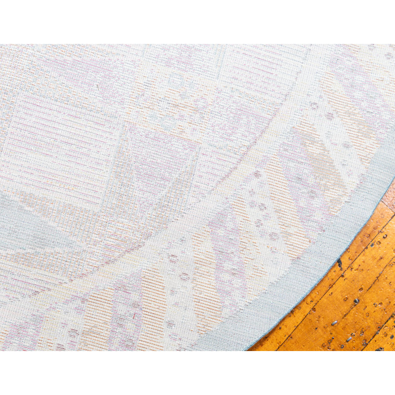 Glasser Oriental Indoor Rug, Round 6'1"
