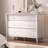 6 Drawer Dresser with Storage, Wide Chest Of Drawers For Nursery, Bedroom, White