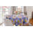 Ambesonne Aliens Round Tablecloth, Happy Monsters With Many Eyes In A Bohemian Style, Circle Table Cloth Cover For Dining Room Kitchen Decoration, 60", Ceil Blue And Multicolor