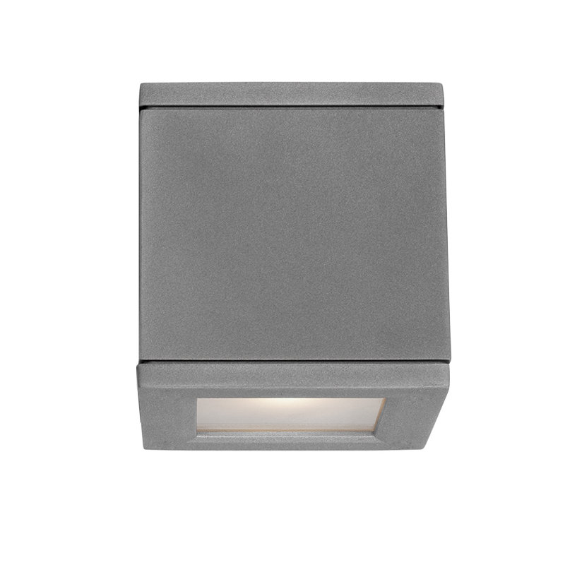 Plafonnier encastré d'extérieur 2 lumières Rubix, Graphite