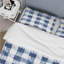 Ensemble de housse de couette Traditional Blue Gingham - Traditional-109147257