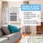 10,000 BTU 115V Casement Slider Window Air Conditioner with Follow-Me Remote Control