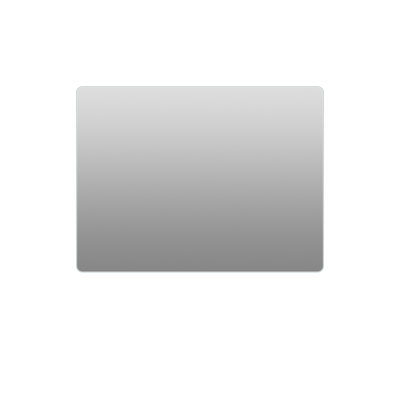 Frameless Bathroom Mirror 40" x 30" x 0.59", 5mm HD Silver Glass, 1-Piece Wall Mirror, Clear, Safety Backing