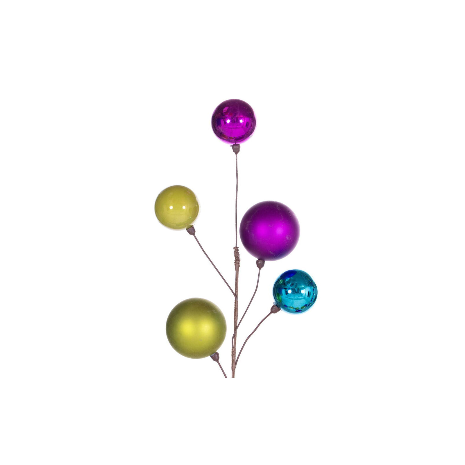 120'' in. Garland, Fuschia/Lime/Turquoise
