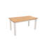 Table de salle à manger en bois massif, finition cirée naturelle-1984898559-1984898553