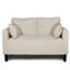 Causeuse en velours côtelé 48 po Cloud | Coussins profonds et poches latérales | Canapé moderne pour petits appartements et dortoirs-982275428