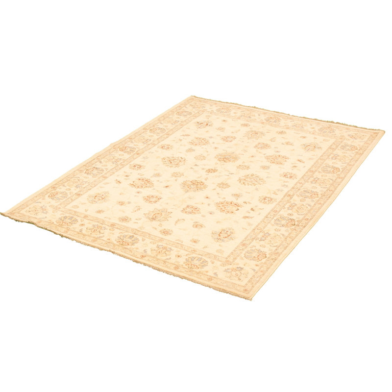 Tapis unique en laine noué à la main 5 pi 9 po x 7 pi 10 po nouvel âge Haahris