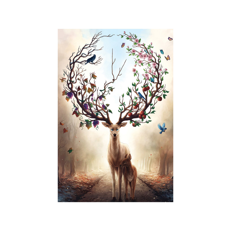 Seasons by JoJoesArt - Wrapped Canvas Print, 66.04 cm H x 45.72 cm W x 1.91 cm D