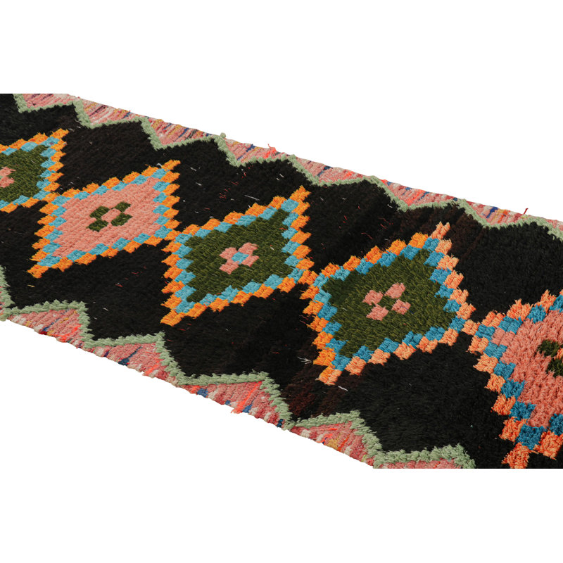 One-of-a-Kind 2'10”x8'8” Hand Knotted Area Rug