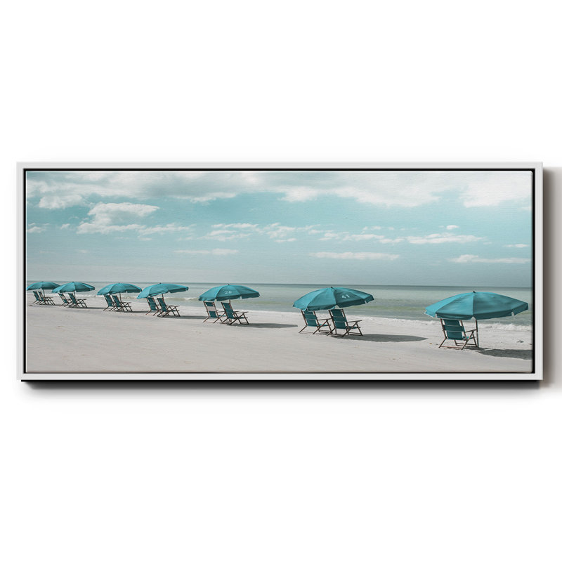 Idle Hours- Framed Canvas, 12" H x 30" W