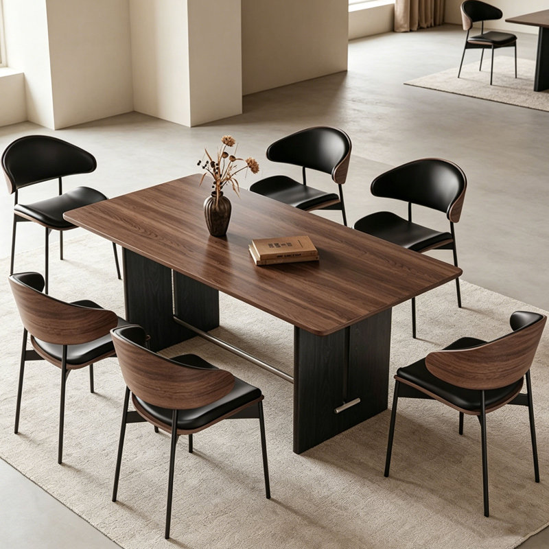 Huckstep, 7 pièces : table, 6 chaises, H 29,5 po x L 70,9 po x l 35,4 po