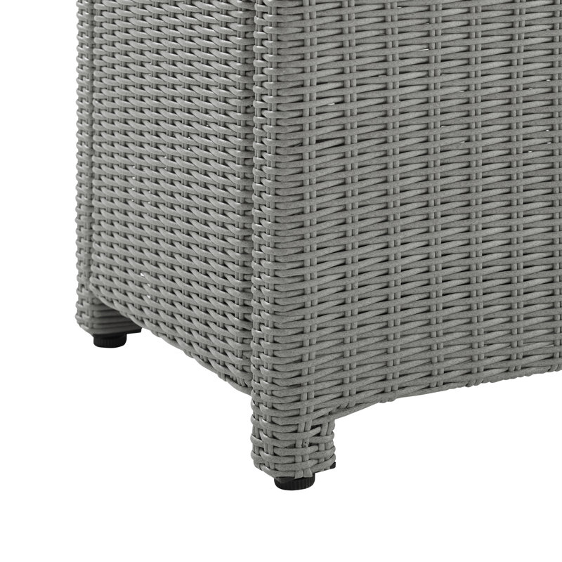 Munguia Square Outdoor Side Table , 20'' in. W 20'' in. D, Gray