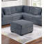 Canapé modulaire rembourré avec repose-pieds-1549044136
