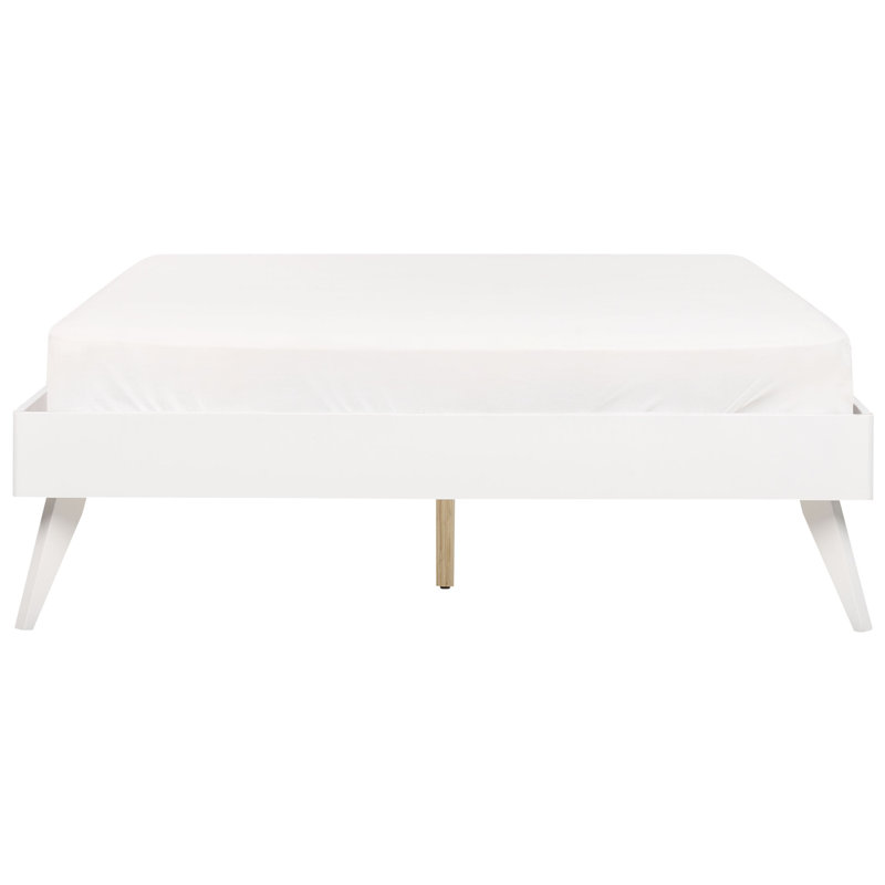 Hagaman Bed, European Double (140 x 200cm), White