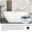 Baignoire 63 po x 28,8 po