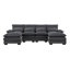 Canapé modulaire en forme de U 110 * 55 "avec coussins décoratifs-2099293516