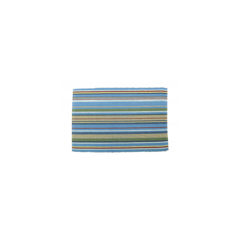 Napperon en coton 19 "Caruthers, Bleu