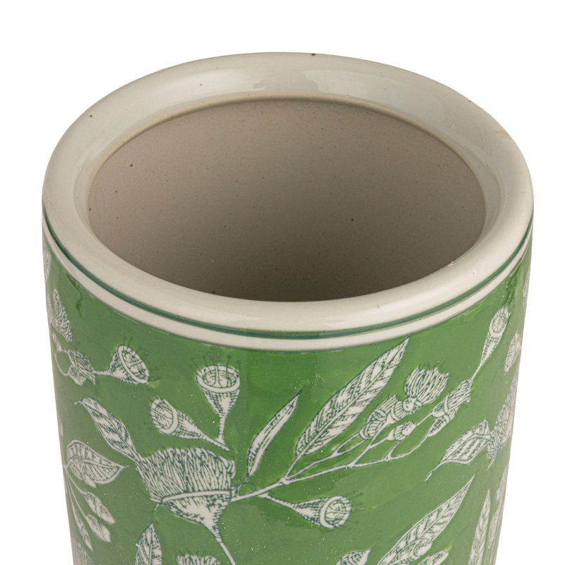 Chadwicks Ceramic Umbrella Stand, Green