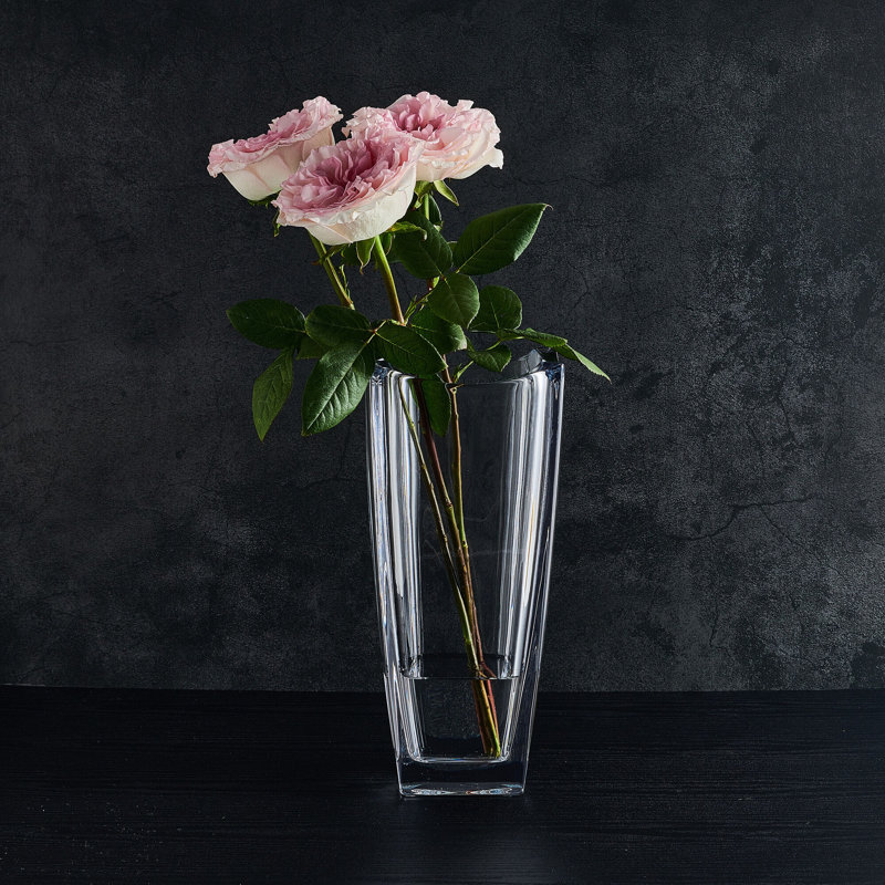 Baron 11.75 in. Crystal Vase