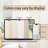 Farmhouse Linen Blend Stripe Semi-Sheer Grommets Curtain Pair-118308994-129351455