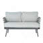 Causeuse et table en acier, gris-1873116412-1873116414
