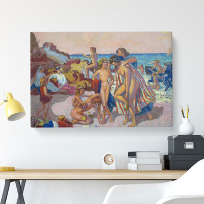 Bacchus And Ariadne by Maurice Denis - Wrapped Canvas