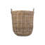 Wicker Rattan Lined Log Basket-189761746