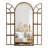 71"×31" Arch Wood Full Length Wall Mirror with Window Pane Frame-1997694164