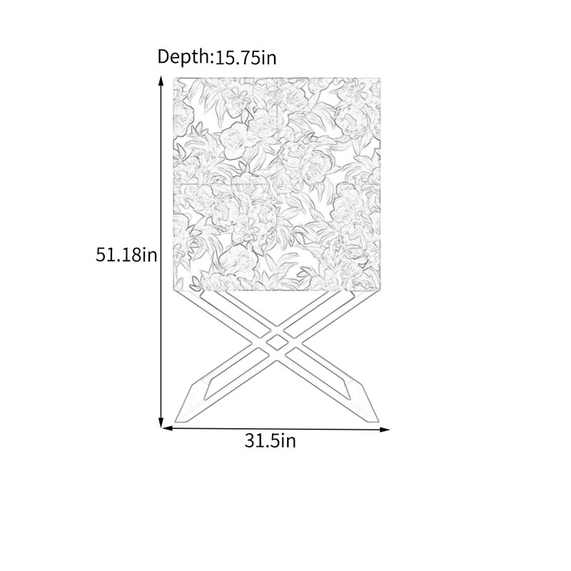 Armoire de rangement à quatre portes avec plateau en pin