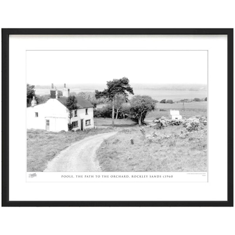 Poole, The Path To The Orchard, Rockley Sands C1960 by Francis Frith - Single Picture Frame Print, 60cm H x 80cm W x 2.3cm D