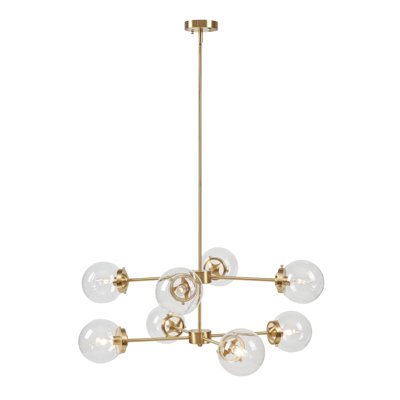 Antowne 2 - Light Iron Dimmable Sputnik Round / Oval Chandelier