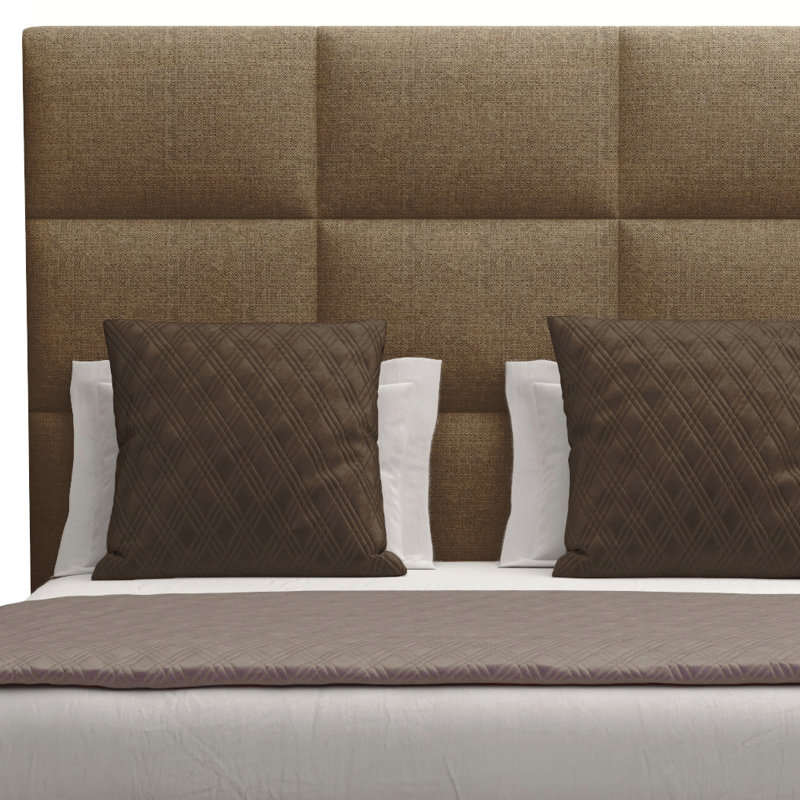 Dezyah Upholstered Bed, California King, Brown Flax Revolution®