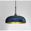 Milagro Pendant Lamp Lincoln Blue/gold 1xe27 35cm