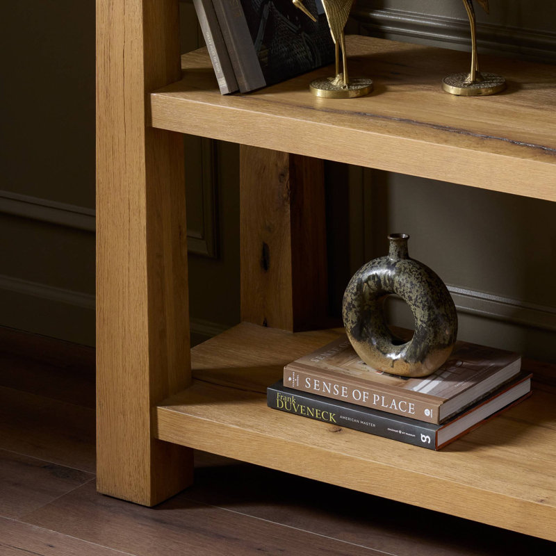 Boris Bookcase - Aged Natural Oak