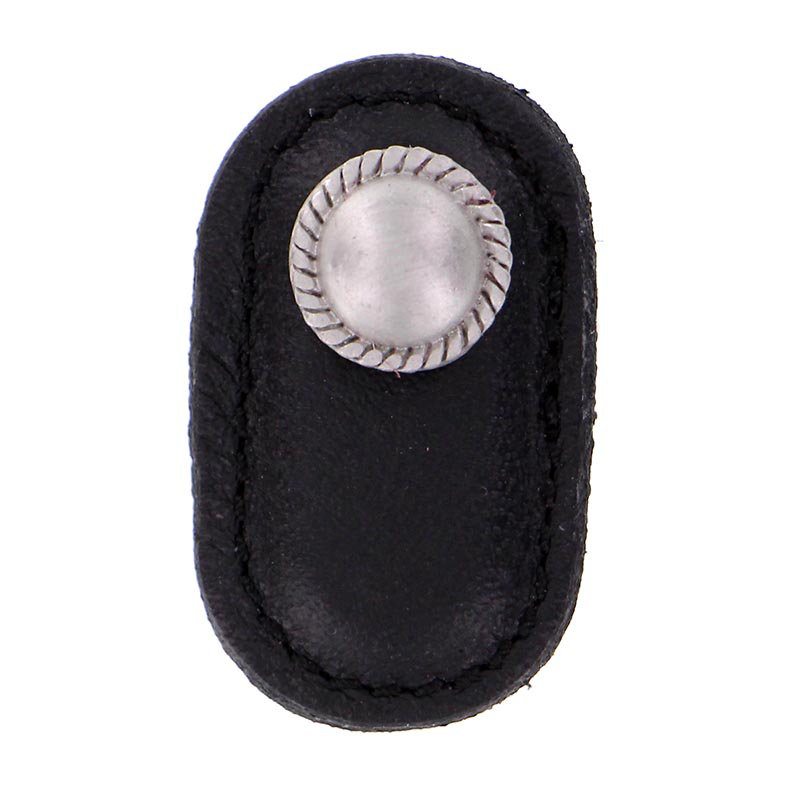 Poignée fantaisie 1,75 po Equestre, Noir, Nickel satiné