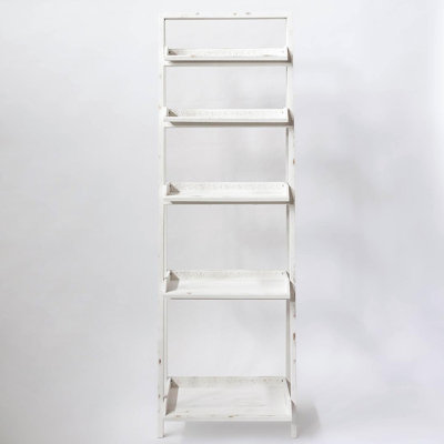 Support pour plante 5 tablettes Washed White