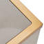 St. Charles 3-Drawer Nightstand - Dove Gray