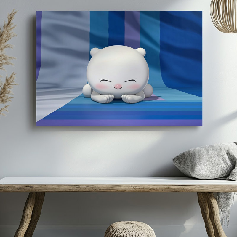 Reproduction d'art sur toile, "Mignon", H 9 po x l 12 po