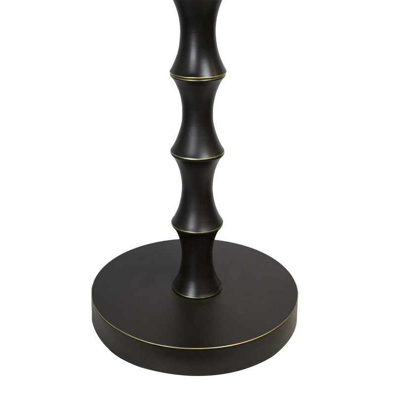 Table d'appoint contemporaine 26,75 po en métal bronze huilé, Oil-Rubbed Bronze