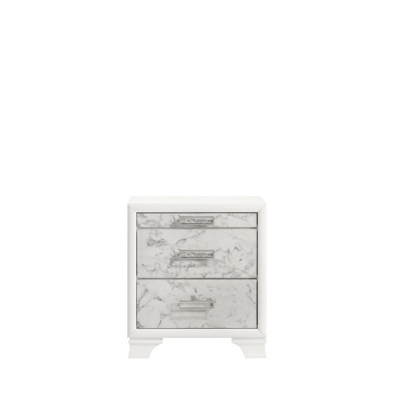 Table de chevet blanche Arncliffe