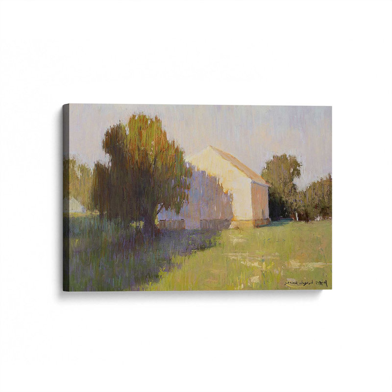 «Dawn's Rustic Charm on Canvas» par Carol Strock Wasson, reproduction, Toile tendue, H 8 po x l 12 po x P 1,25 po