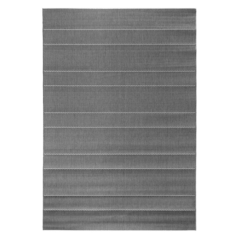 Fürth Flatweave Grey Rug, Rectangle 200 x 290cm